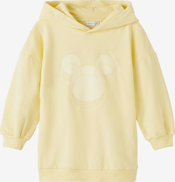 NAME IT Sweatshirt 'Mickey' i gul: forside