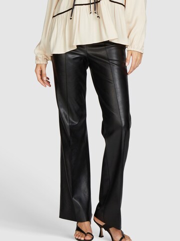 MARC AUREL Flared Pants in Black: front