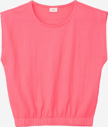 s.Oliver Shirt in Roze: voorkant