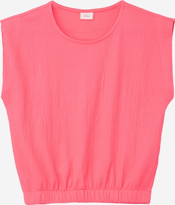 s.Oliver Shirt in Roze: voorkant