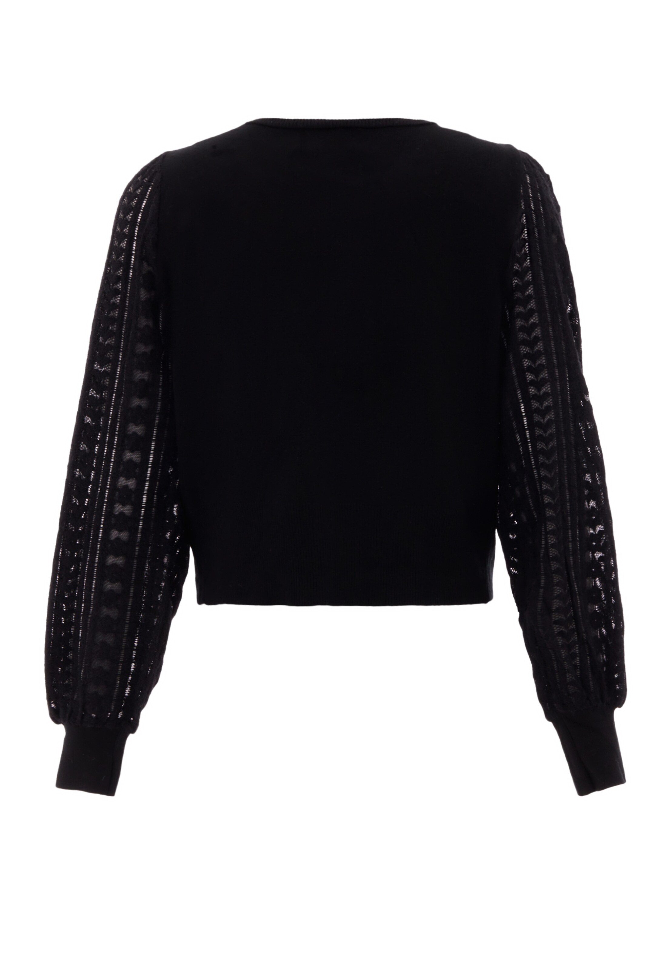 NAEMI - Casaco de malha em preto