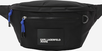 juoda KARL LAGERFELD JEANS Rankinė ant juosmens 'BUMBAG': priekis