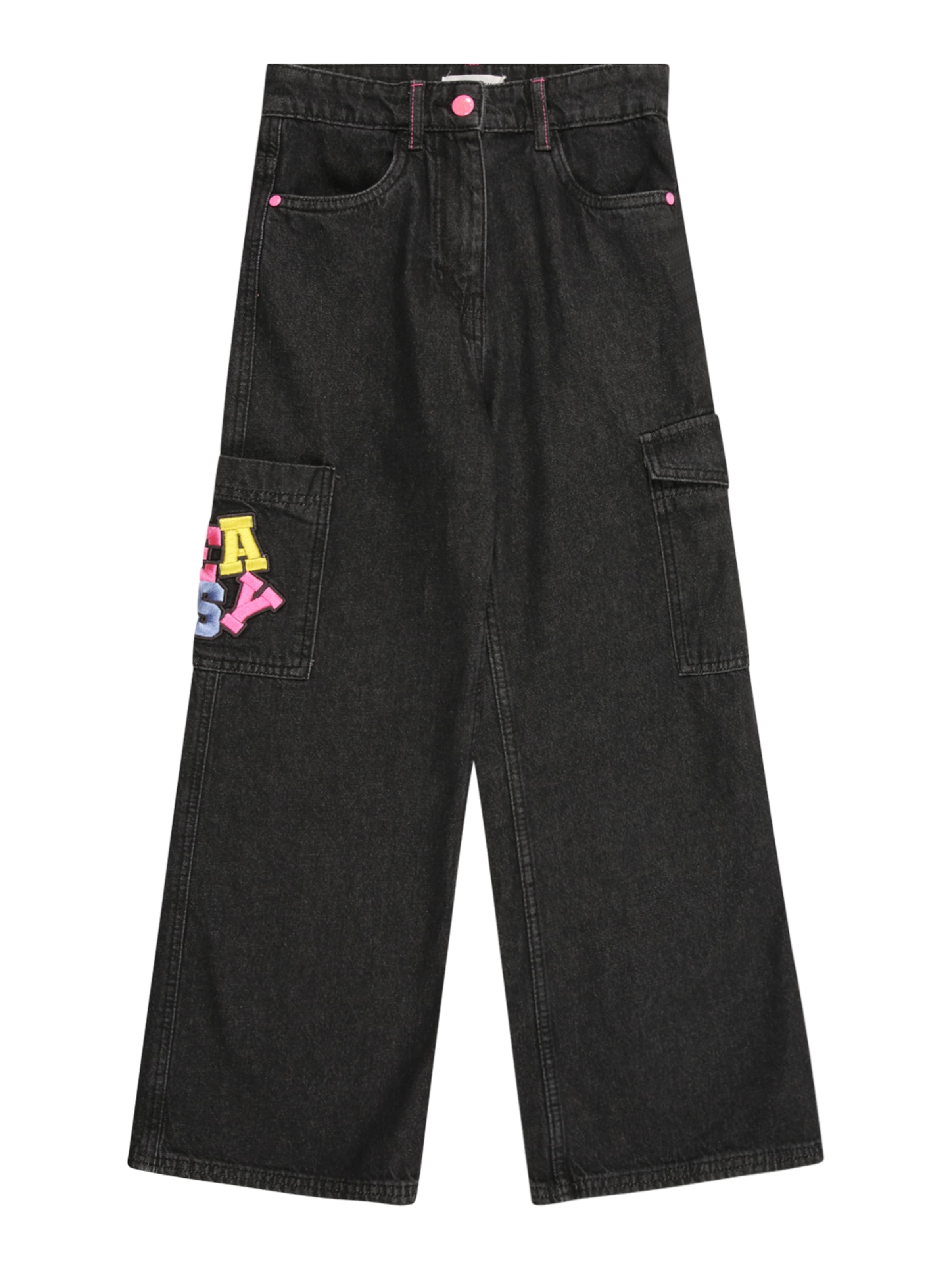 Billieblush Široký strih Džínsy - Čierna: predná strana