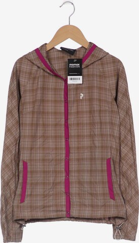 PEAK PERFORMANCE Jacket & Coat in XS in Brown: front