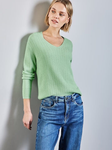 STREET ONE Sweater in Green: front