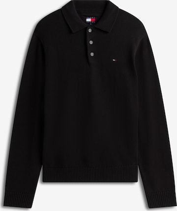 Tommy Jeans - Jersey 'ESSENTIAL' en negro: frente