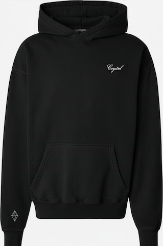 Crystal Paris Sweatshirt 'Arc' in Schwarz: Vorderseite