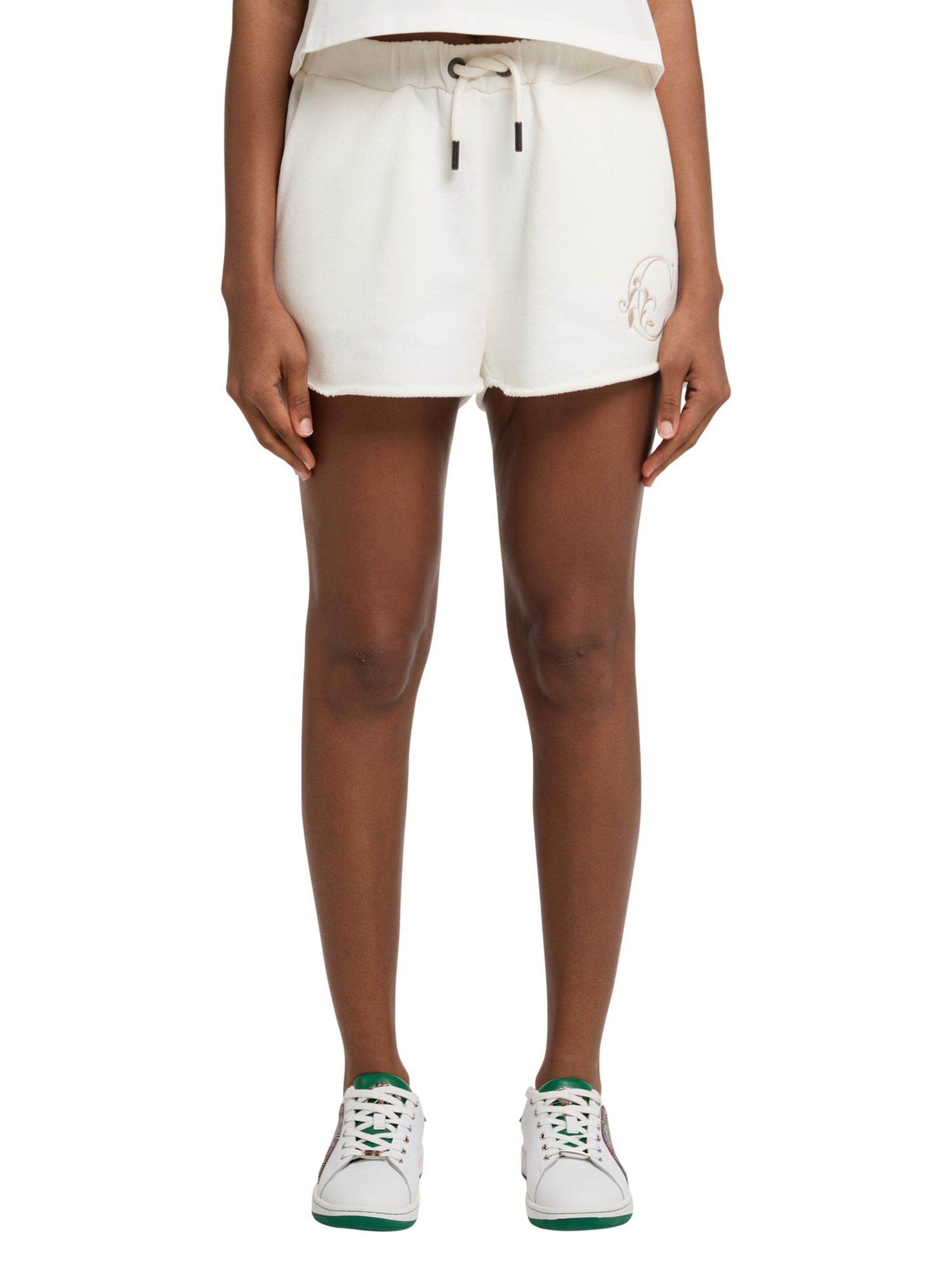 Carlo Colucci Regular Broek 'De Amicis' in Wit: voorkant