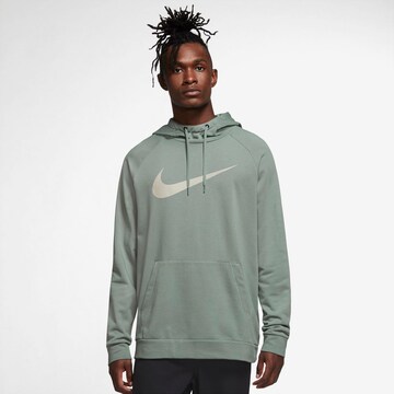 žalia NIKE Sportinio tipo megztinis: priekis
