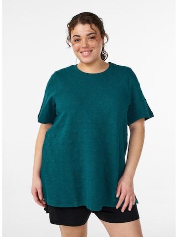 Zizzi Póló 'Mthyra' - zöld: elől