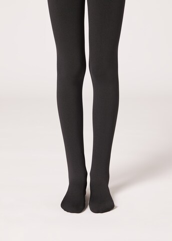CALZEDONIA Tights 'THERMO' in Black: front
