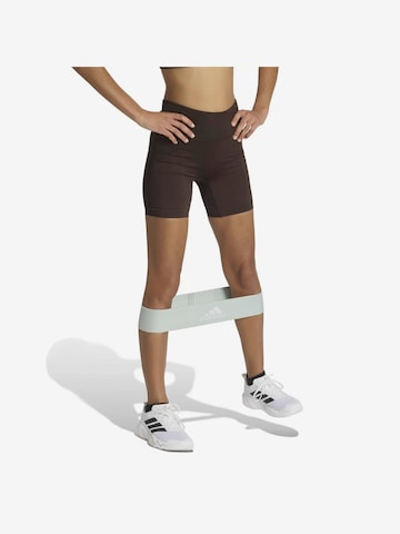 ruda ADIDAS PERFORMANCE Siauras Sportinės kelnės: priekis