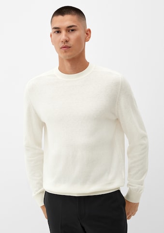 s.Oliver Sweater in White: front