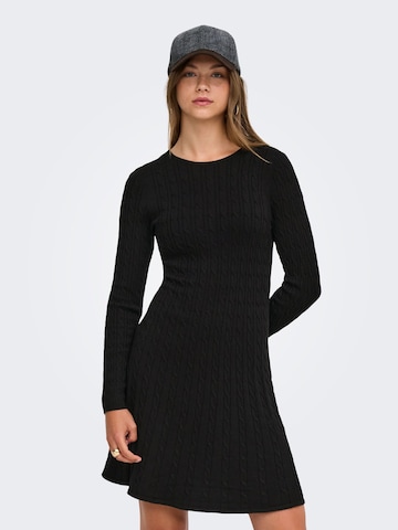 ONLY - Vestido de punto 'ONLIBI' en negro: frente