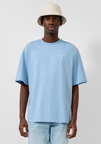 T-Shirt QS en bleu : devant