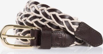 Ceinture 'JAZZ' TOM TAILOR DENIM en marron : devant