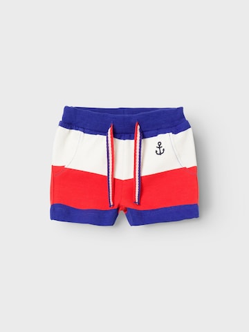 NAME IT Regular Shorts 'FACTS' in Blau