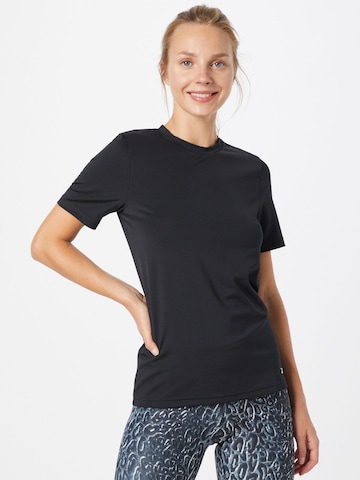 Reebok - Camisa funcionais em preto: frente