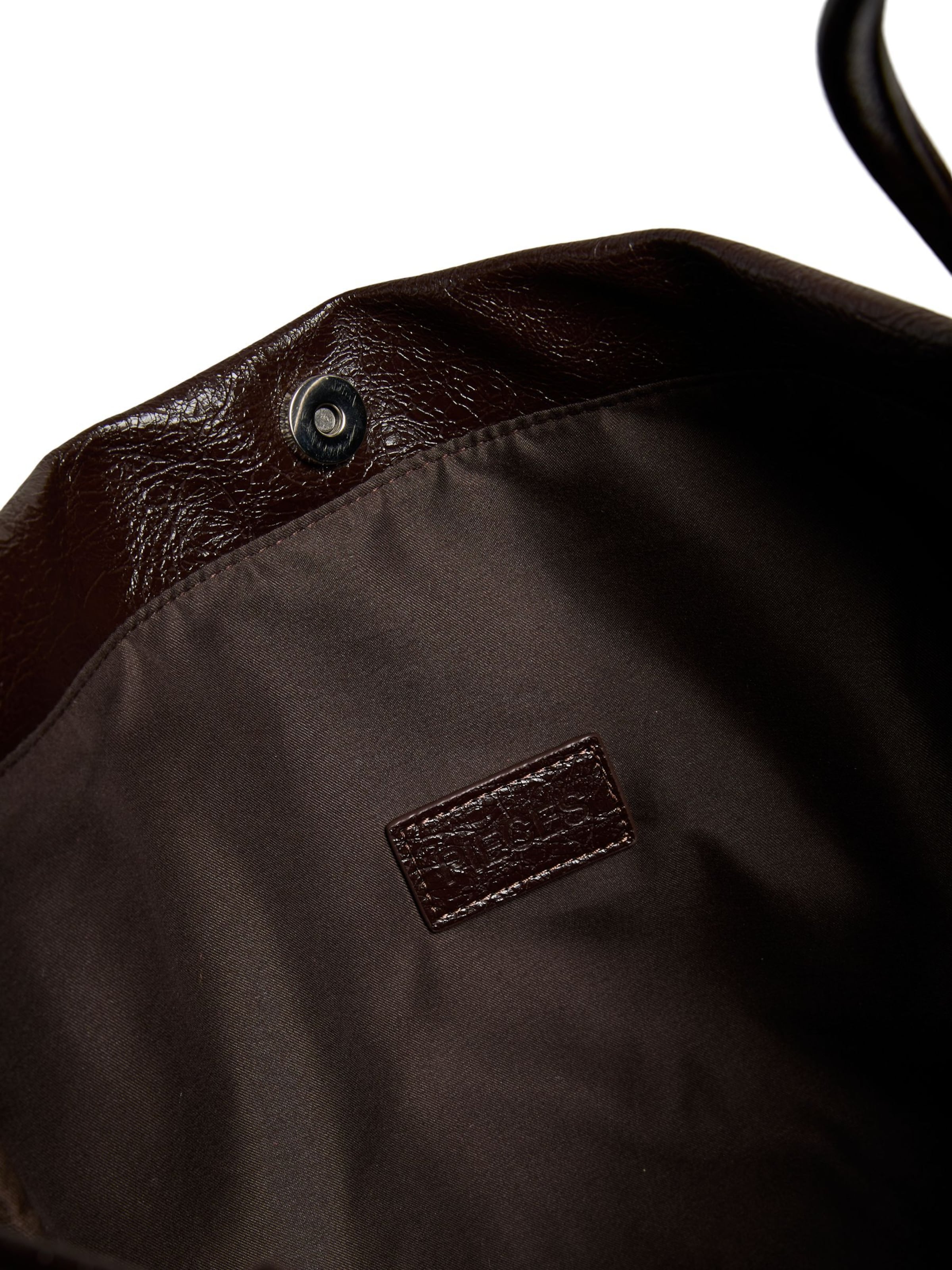 PIECES - Bolso de hombro 'PCAnnie' en marrón