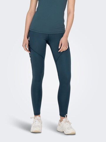 ONLY PLAY Skinny Workout Pants in Blue: front