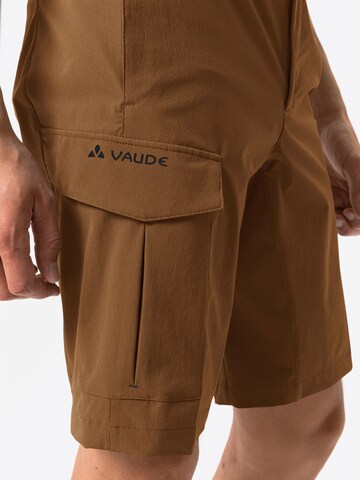 VAUDE Regular Athletic Pants 'Elope' in Brown