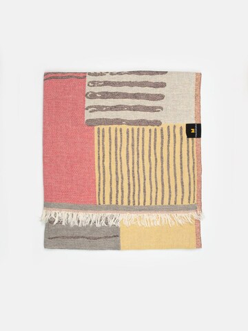 MARSIKOH Beach Towel 'Patch' in Red: front