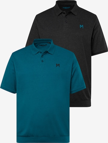Men Plus Shirt in Blue: front