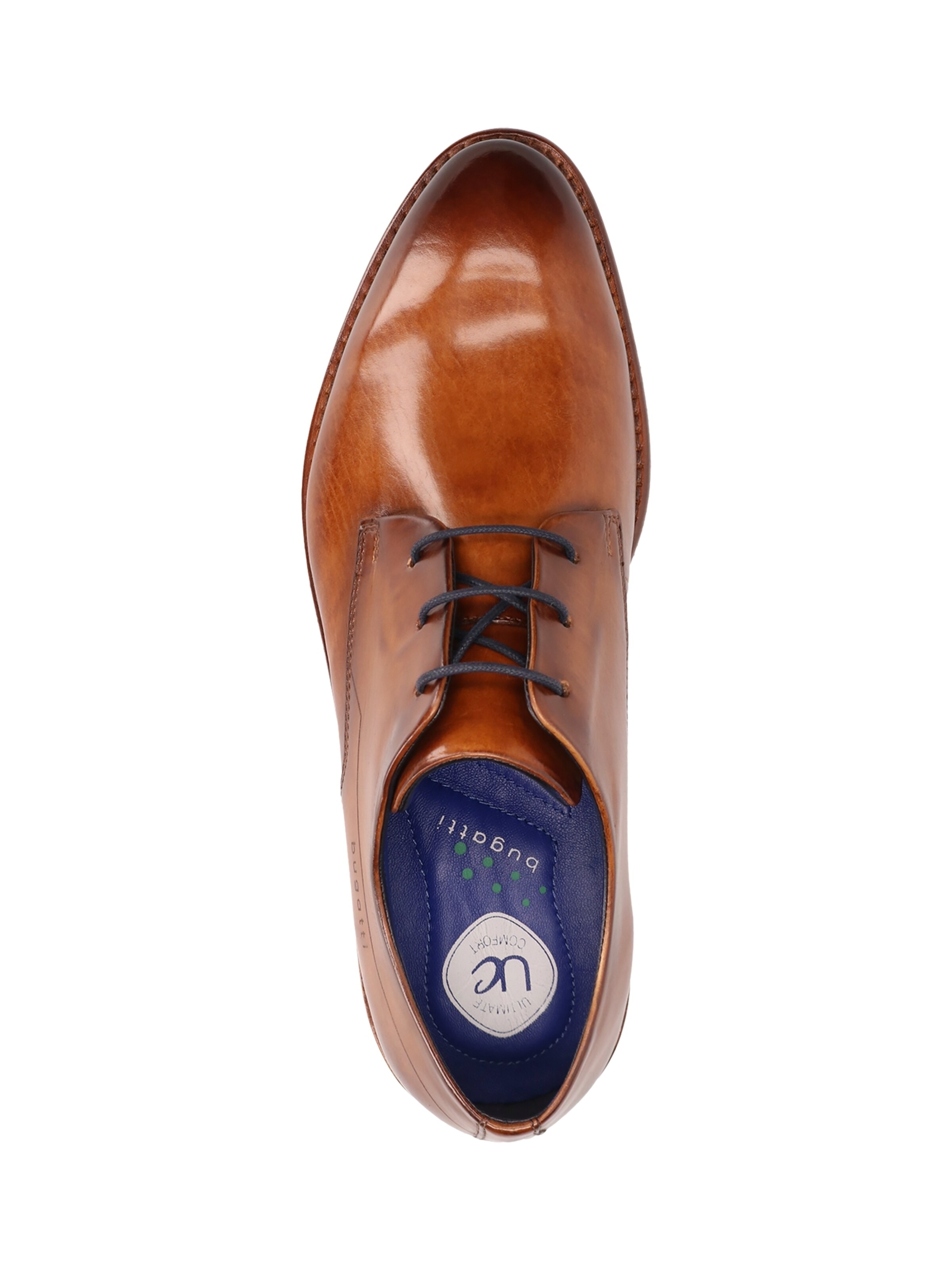 bugatti - Sapato com atacadores em castanho