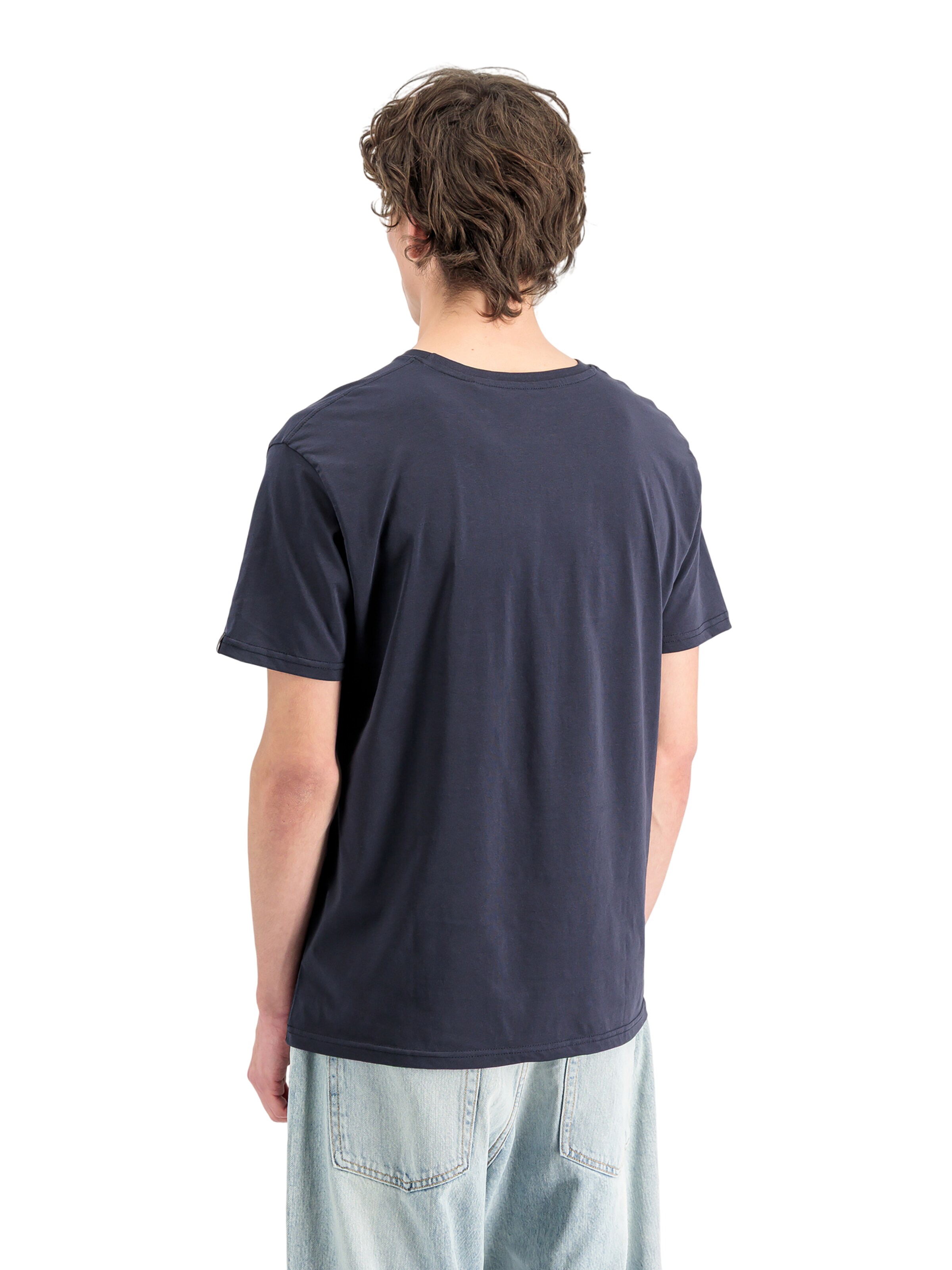 ALPHA INDUSTRIES Shirt 'Basic 2 Pack' in Blue