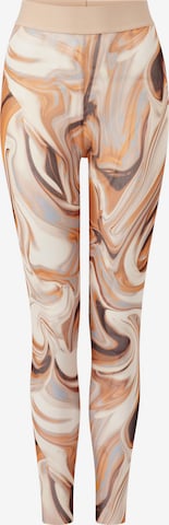 Rich & Royal Skinny Leggings in Orange: front