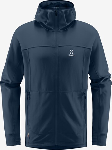 Haglöfs Athletic Fleece Jacket 'Betula' in Blue: front