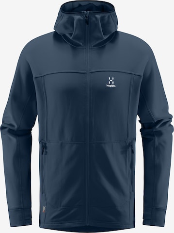 Haglöfs Athletic Fleece Jacket 'Betula' in Blue: front