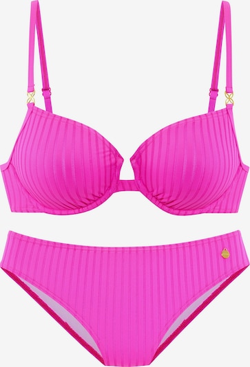 M/E dydžio Bikinis iš LASCANA, spalva – neoninė rožinė, Prekių apžvalga