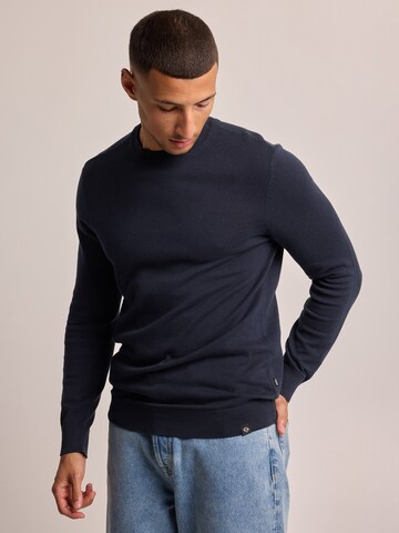 America Today Pullover in Blau: Vorderseite