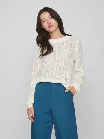 VILA Sweater 'CHOI' in White: front