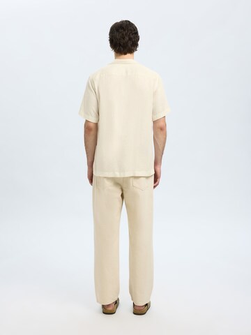 SELECTED HOMME Regular fit Πουκάμισο 'SLHNoa' σε μπεζ