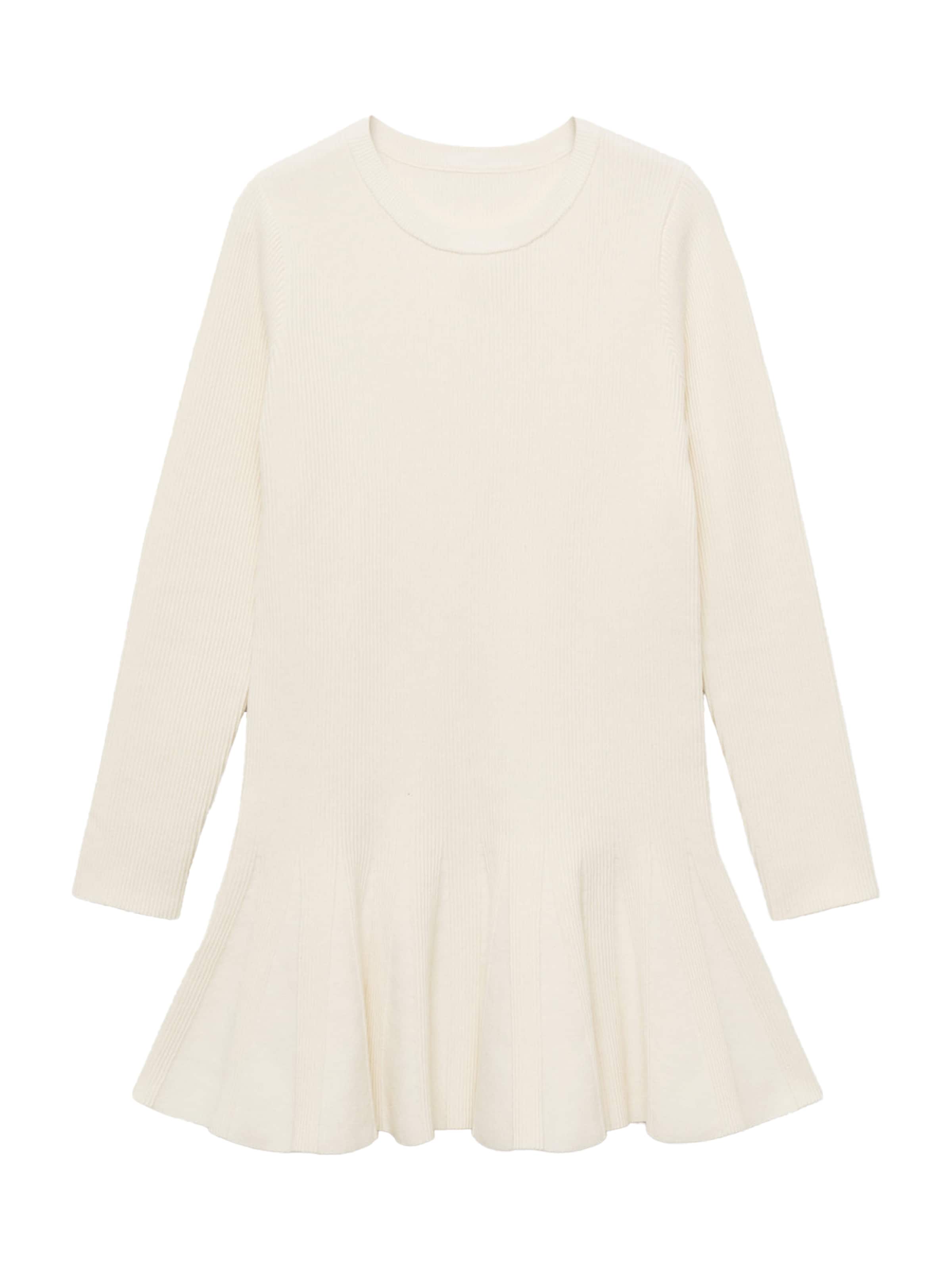 MANGO Kötött ruhák 'Ottom' - bézs: elől