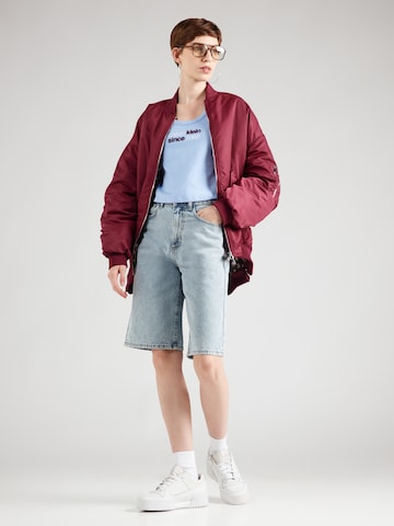 Tricou de la Calvin Klein Jeans pe albastru