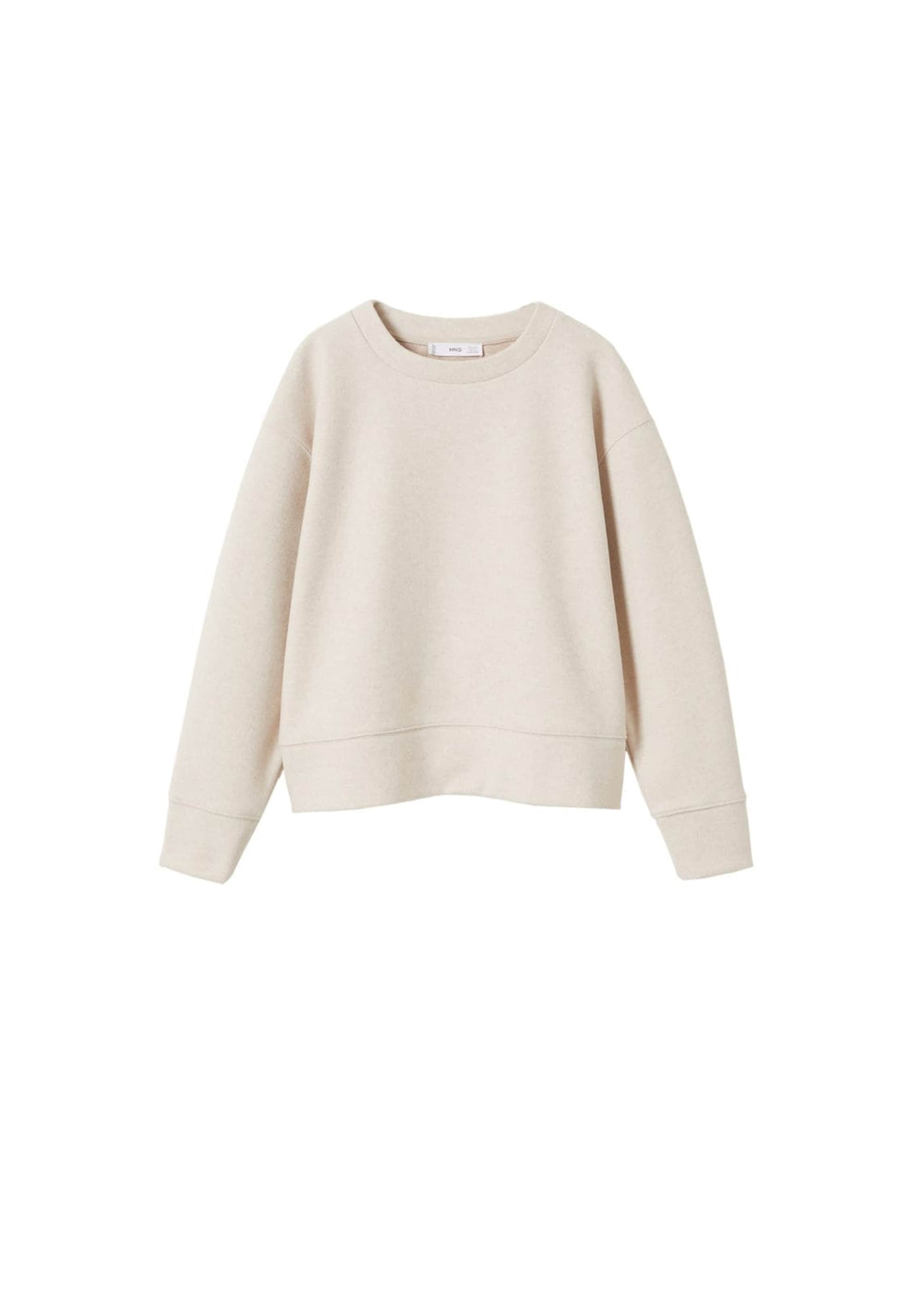 MANGO Sweatshirt 'Pata' in Beige: Vorderseite
