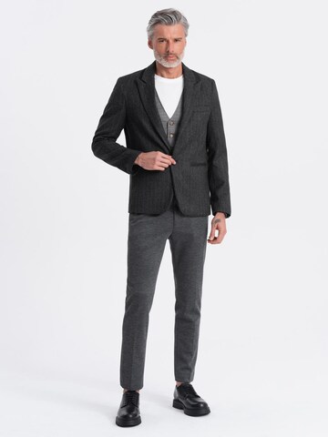 Coupe regular Veste de costume Ombre en gris