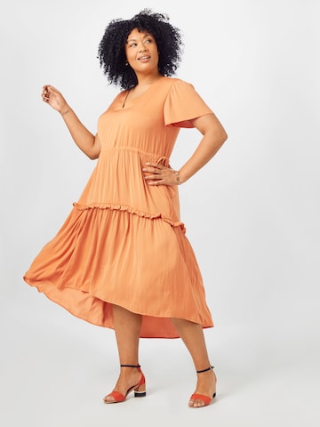 Guido Maria Kretschmer Curvy Dress in Orange