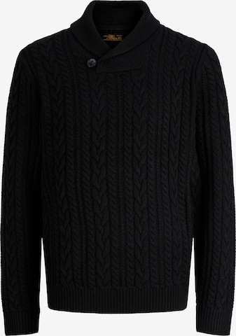 Pullover 'JPRBLUCALLUM' di Jack & Jones Premium in nero: frontale