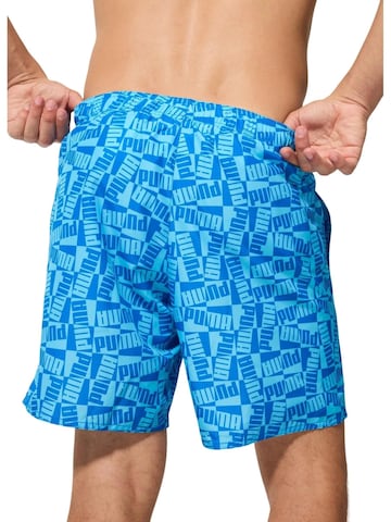 PUMA - Calções de surf em azul