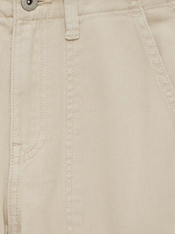 Pull&Bear Wide leg Cargojeans in Beige