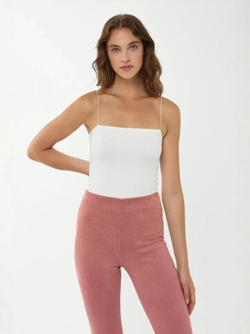 Hiccup - Top 'Crop Top' em castanho