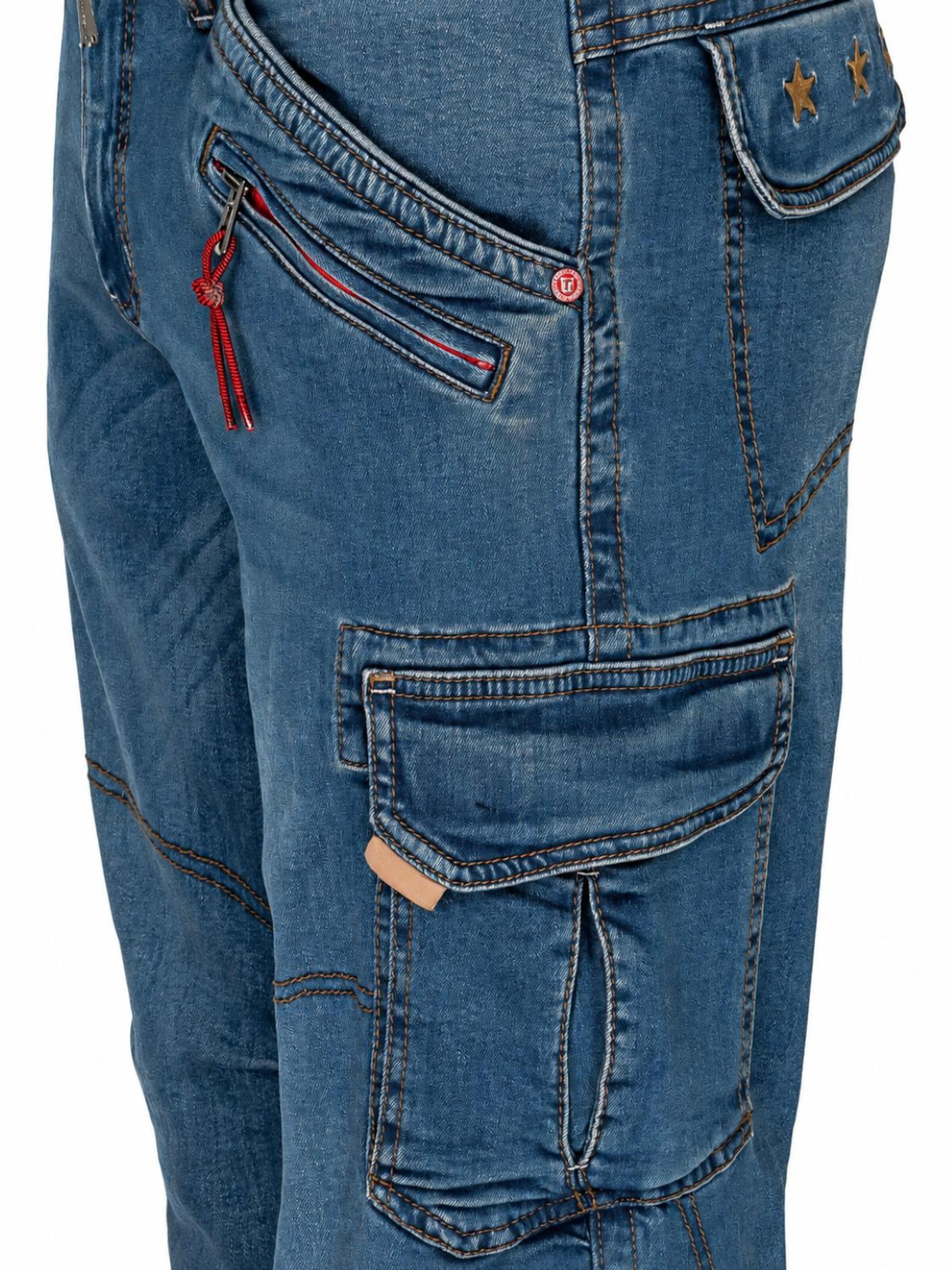 TIMEZONE Regular Cargo jeans in Blue