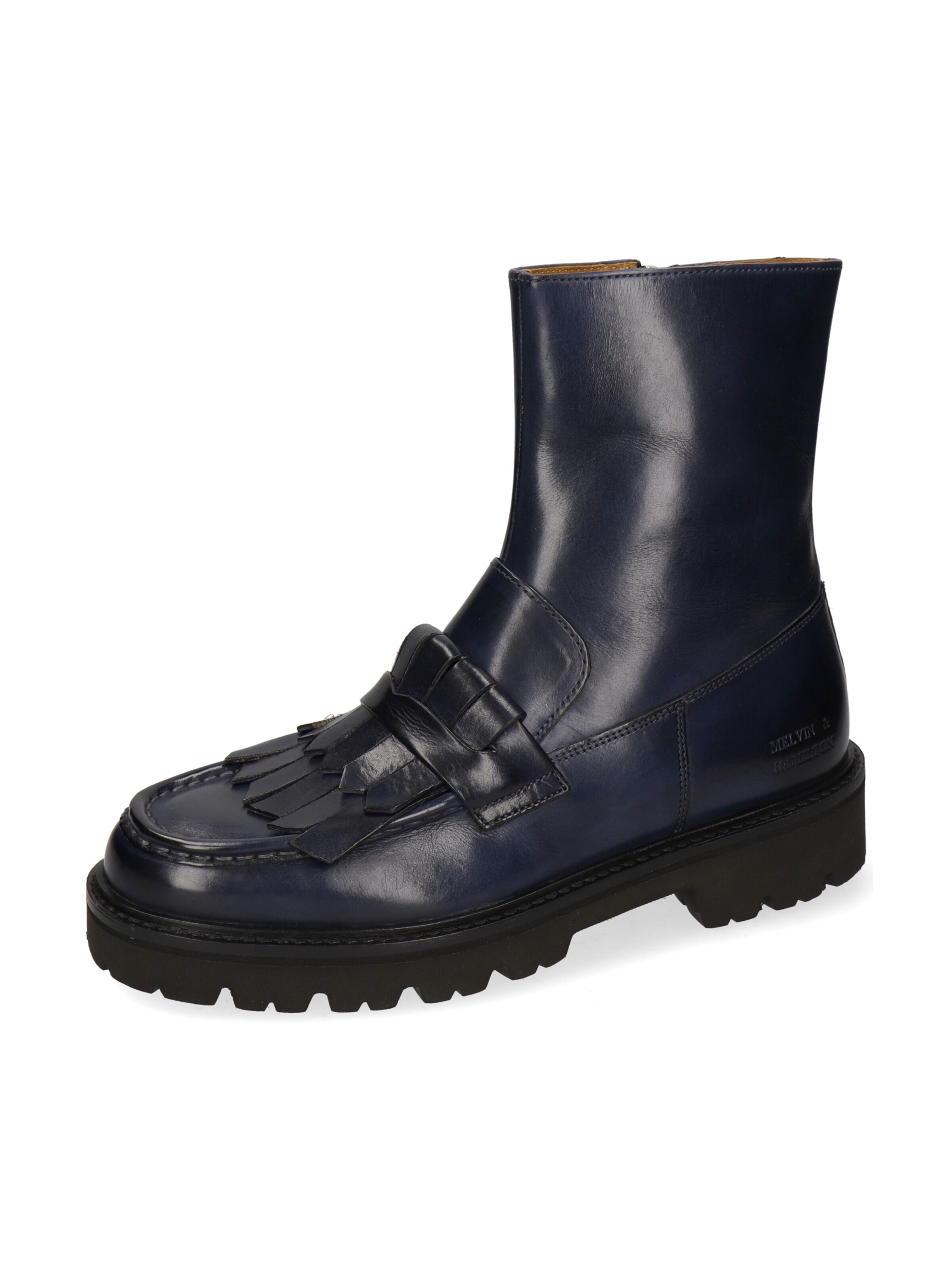 MELVIN & HAMILTON Booties 'Regine 33' in Blue: front