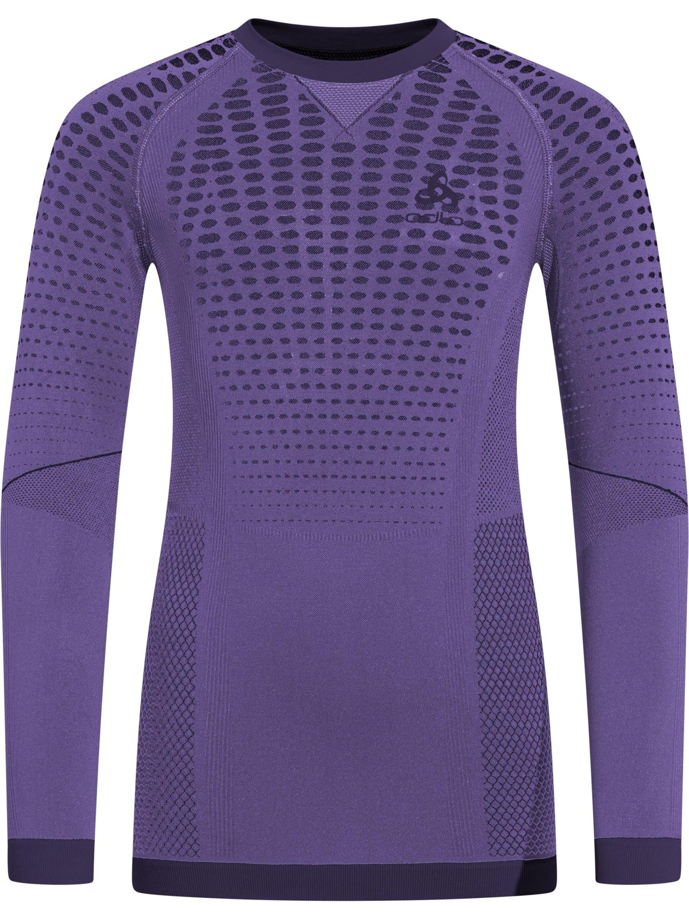 ODLO Sport onderkleding 'EVOLUTION WARM' in Lila: voorkant