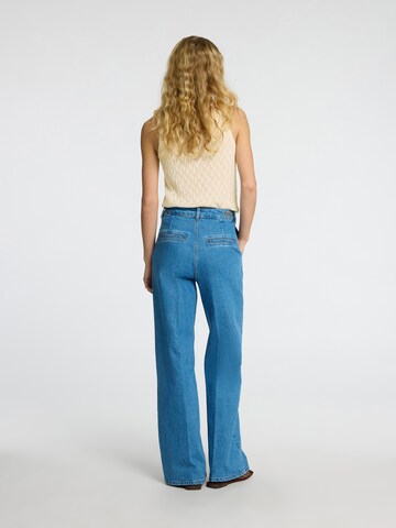 SELECTED FEMME Broderad topp 'SLFagny' i beige