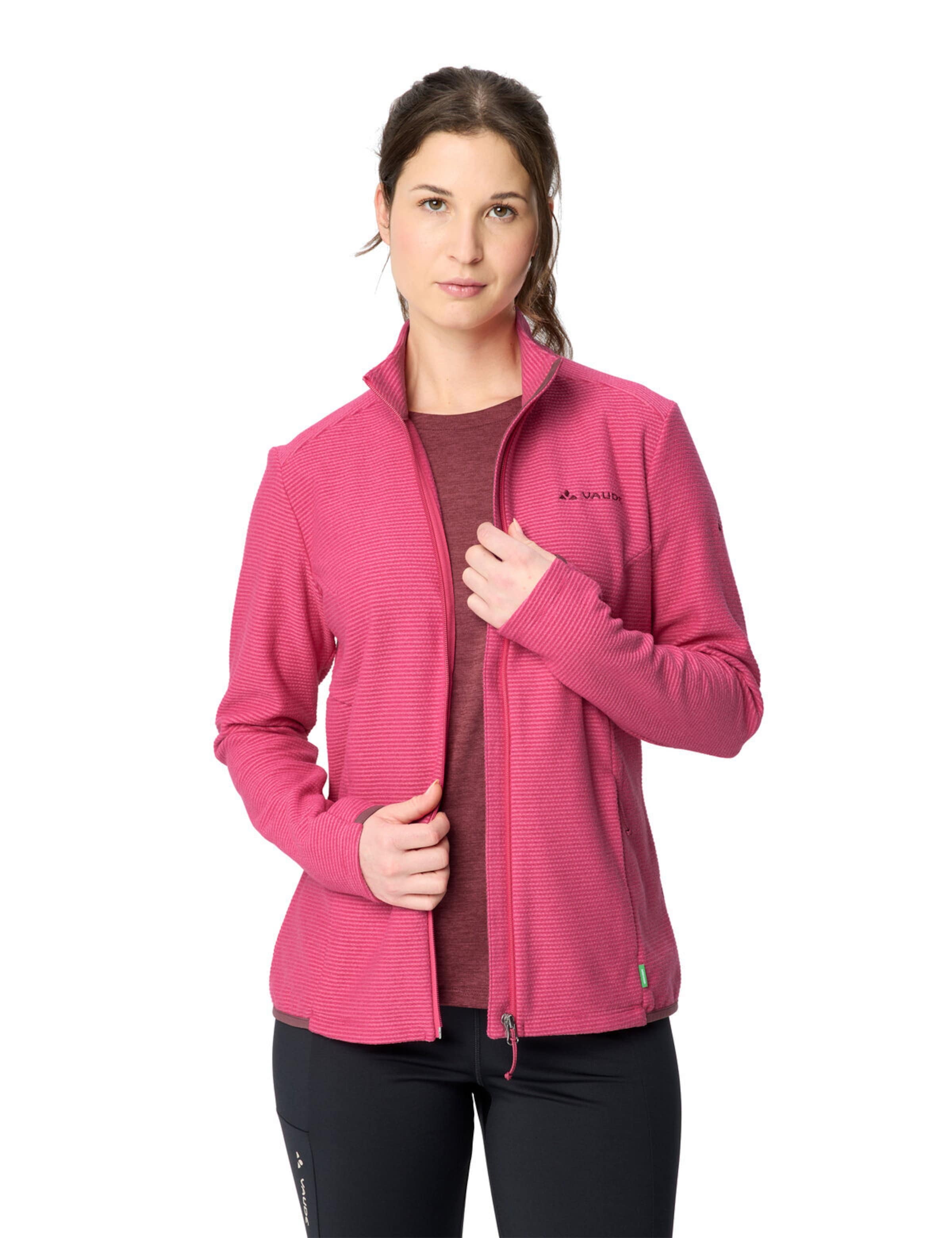 VAUDE Functionele fleece jas 'Strathcona' in Roze